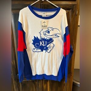 Victoria's Secret PINK Collegiate Collection Kansas Jayhawks sweatshirt